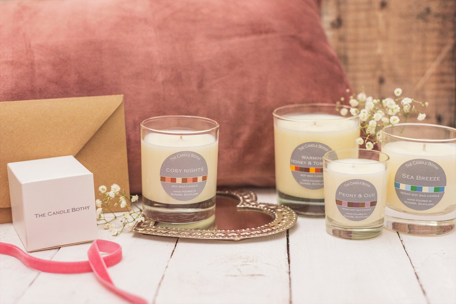 The Candle Bothy candle selection from £6.70